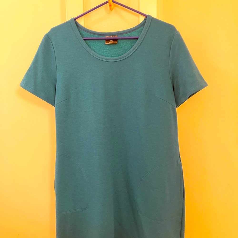 Teal Green “32 Degrees” Jumper style Dress